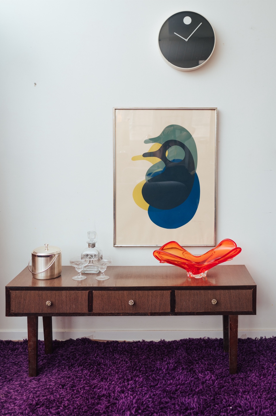 1960s  Low Console / Media Credenza - photo 4