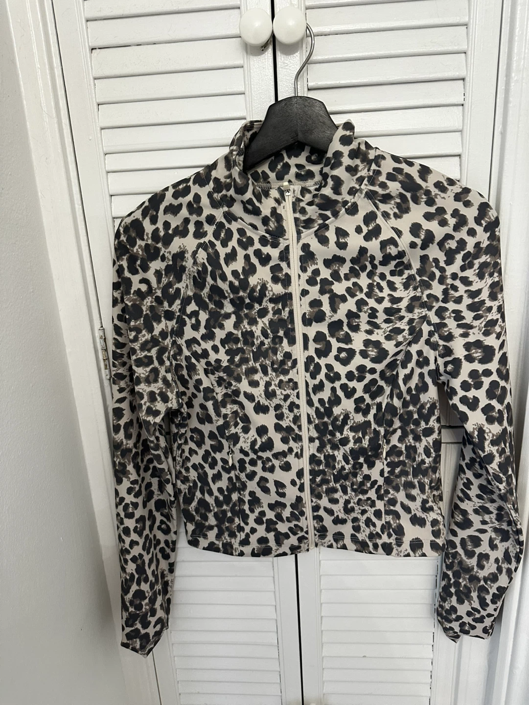 Refuge Athletics Leopard Print Jacket