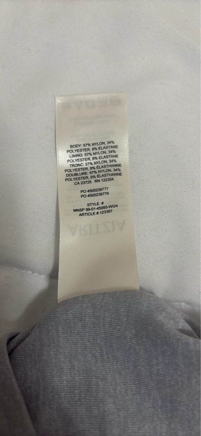 Aritzia Contour Square Neck Top - Grey XS - photo 5