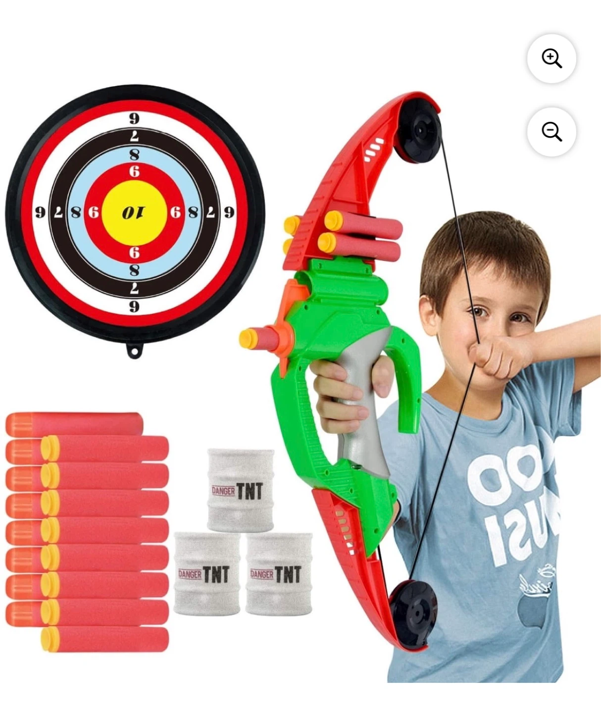 next x Lighting Bow Toy with Target and Darts - photo 2