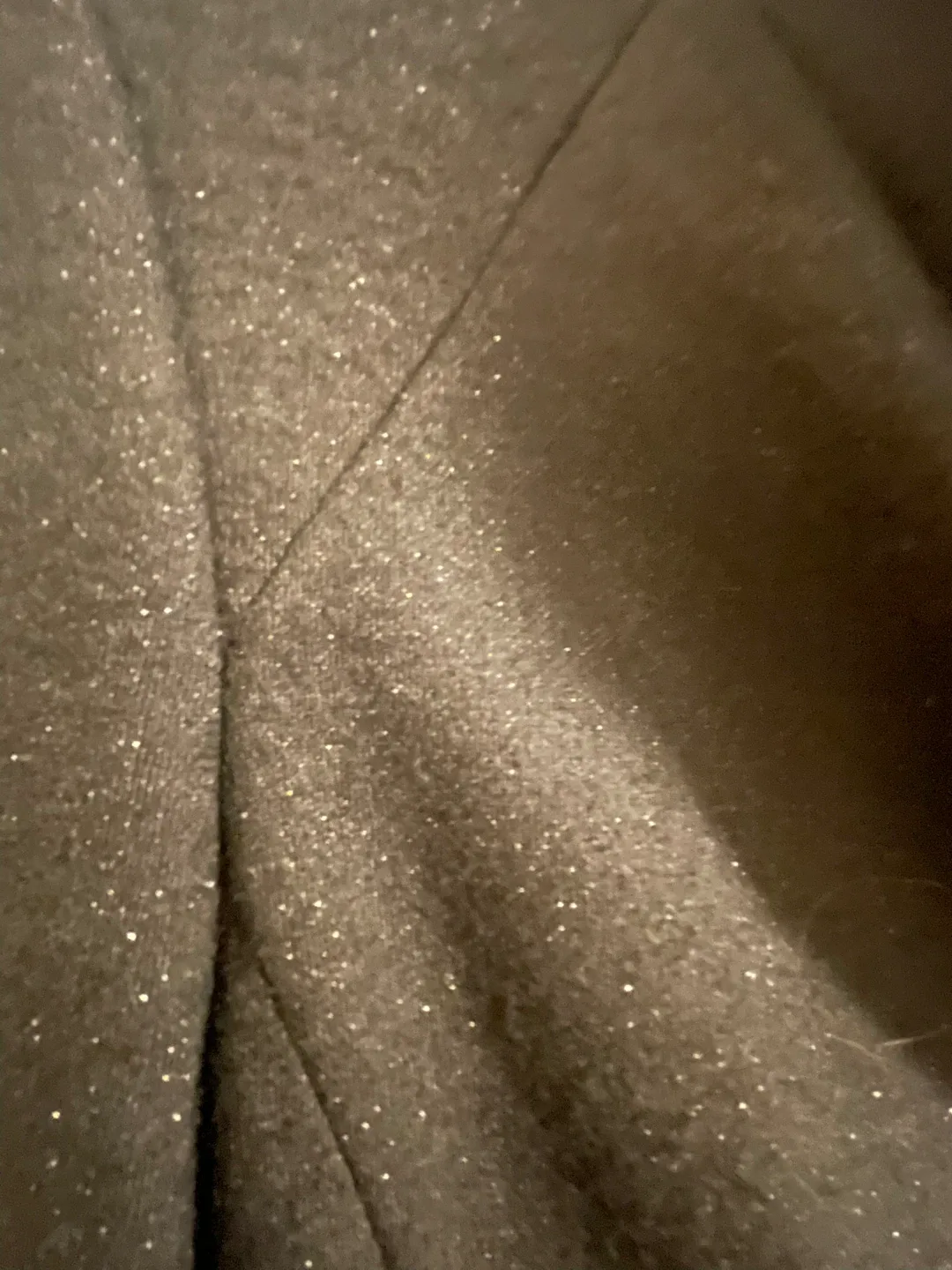 Sevalm Black Sparkle Asymmetrical Zip Blazer Jacket Size S - photo 5
