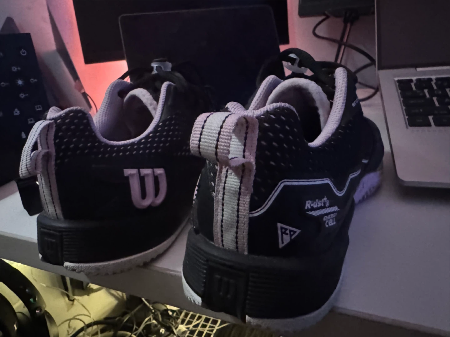 Wilson Women's Tennis Shoes Black/Pink Size 8 - photo 4