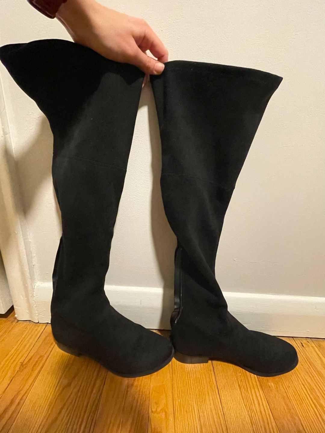 Black Steve Madden Over-the-Knee Boots size 10