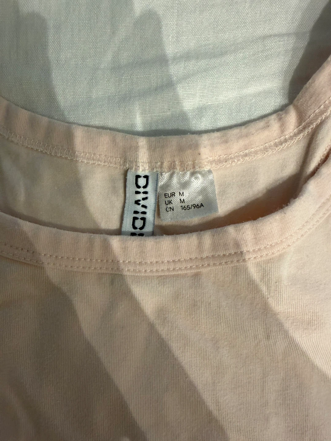 Divided H&M light pink tank top - Size M - photo 2