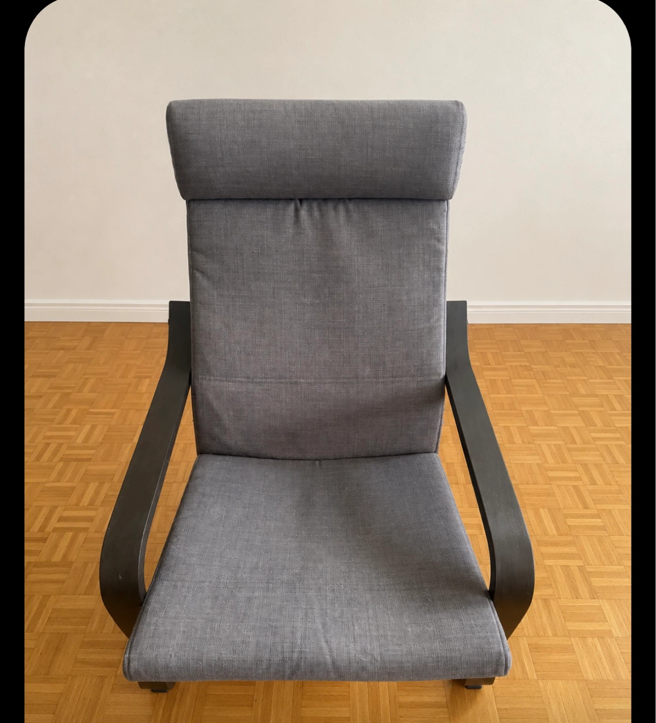 Grey IKEA poang armchair - photo 2
