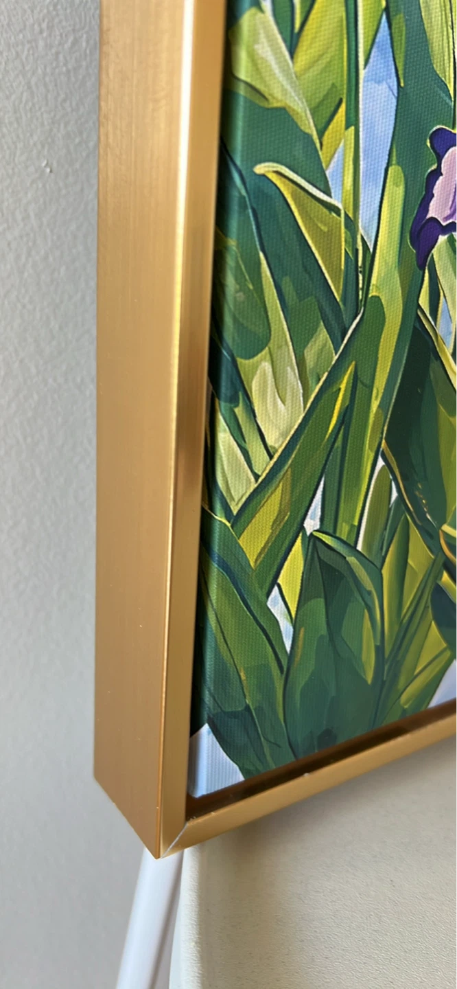 Framed Iris Painting - photo 4