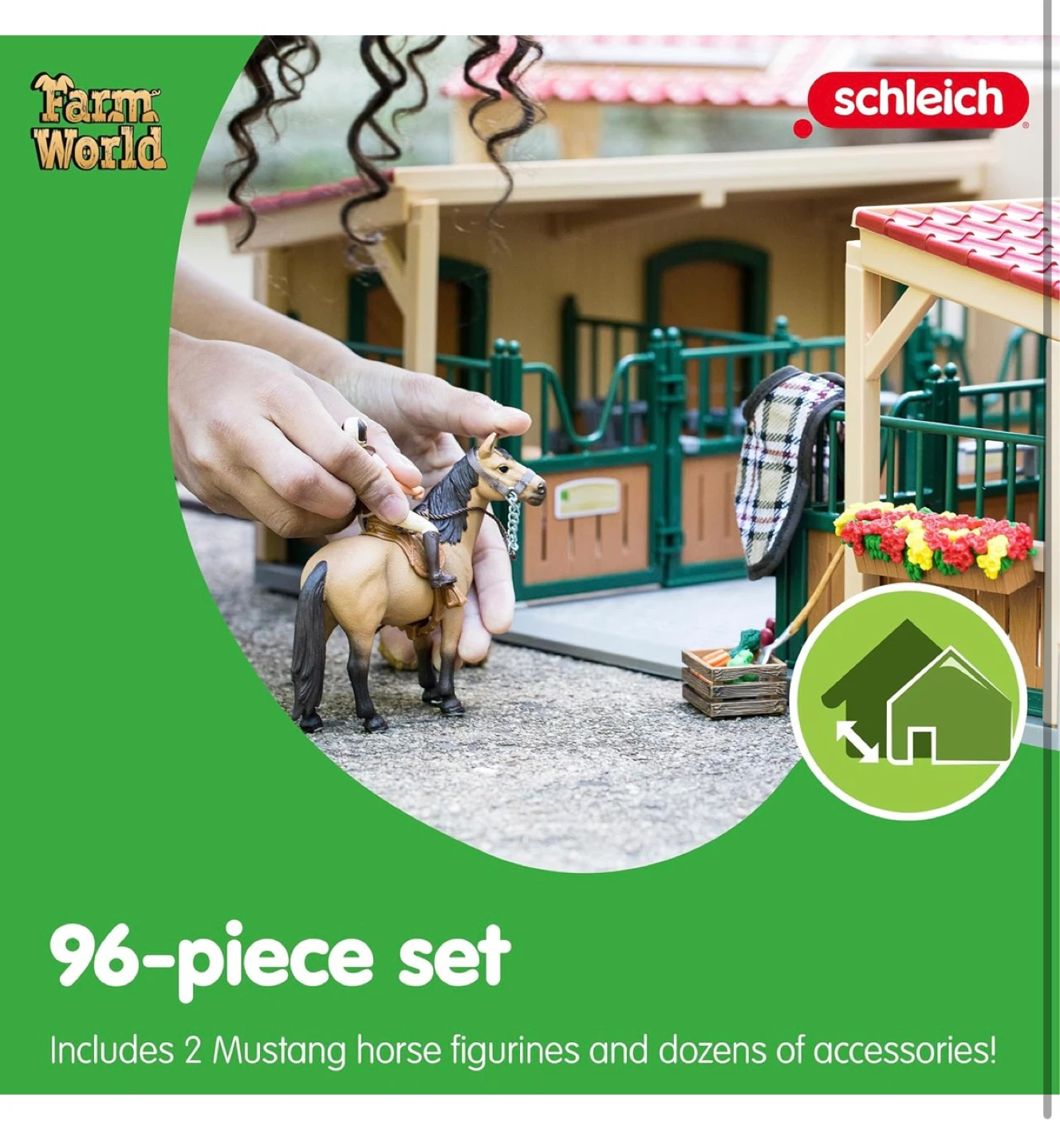 Schleich Farm World Horse Stable Playset - photo 4