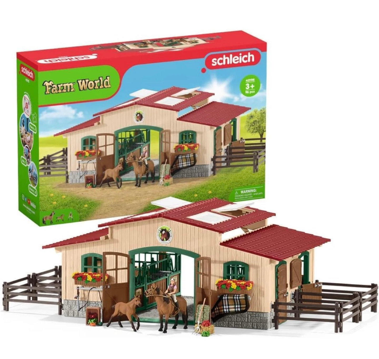 Schleich Farm World Horse Stable Playset