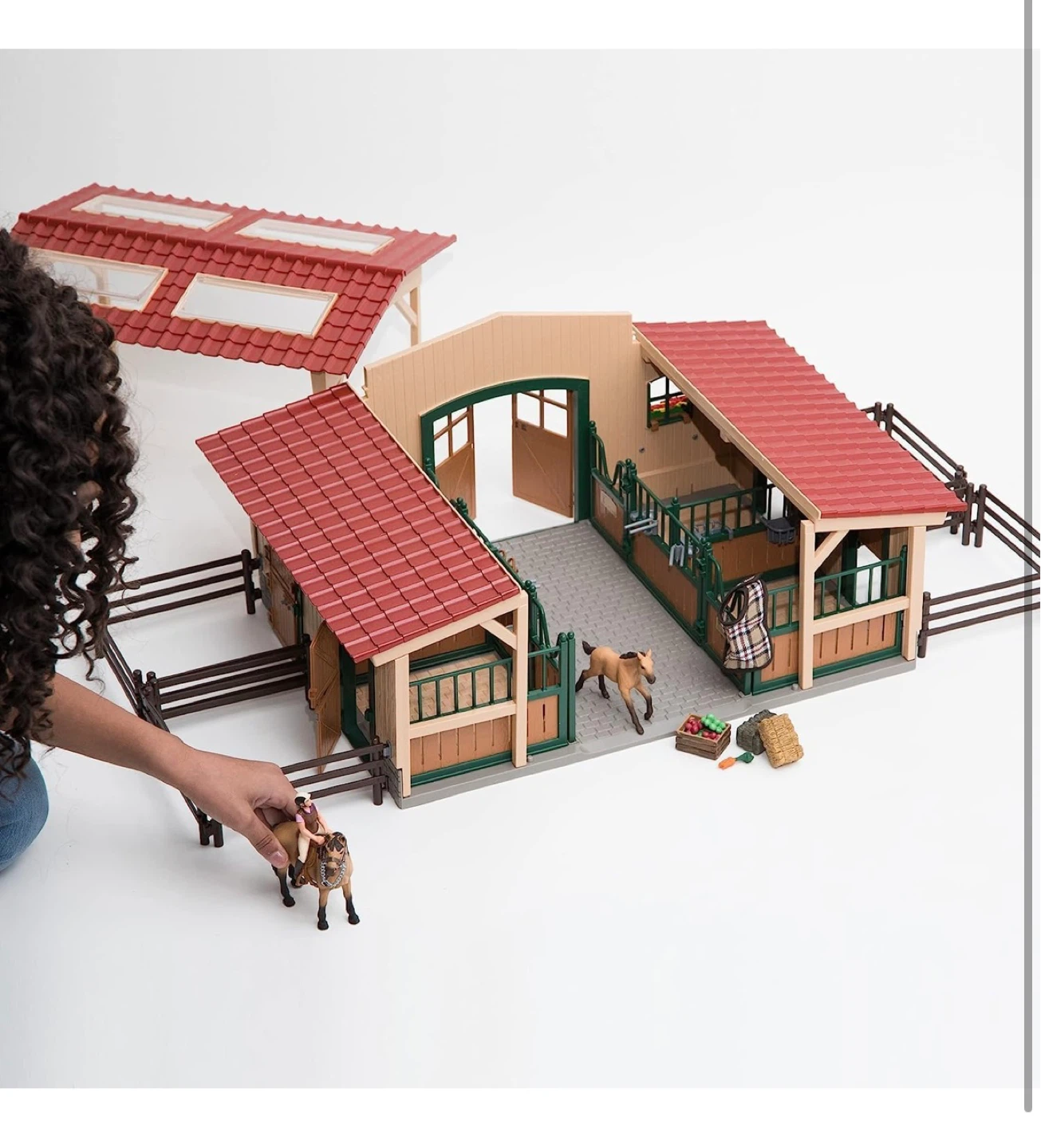 Schleich Farm World Horse Stable Playset - photo 2