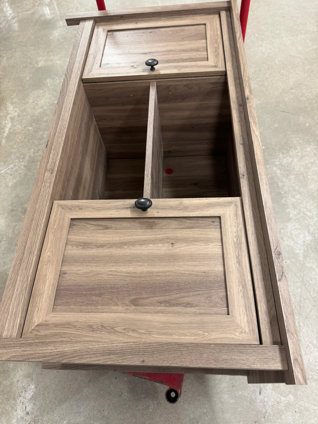 Wooden TV Stand with Cabinet Doors - photo 5