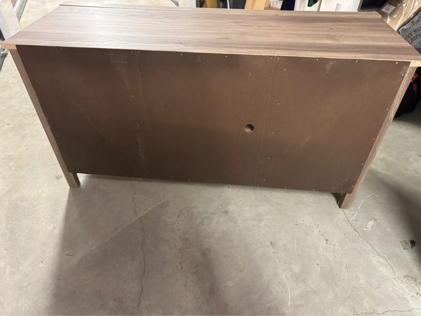 Wooden TV Stand with Cabinet Doors - photo 4
