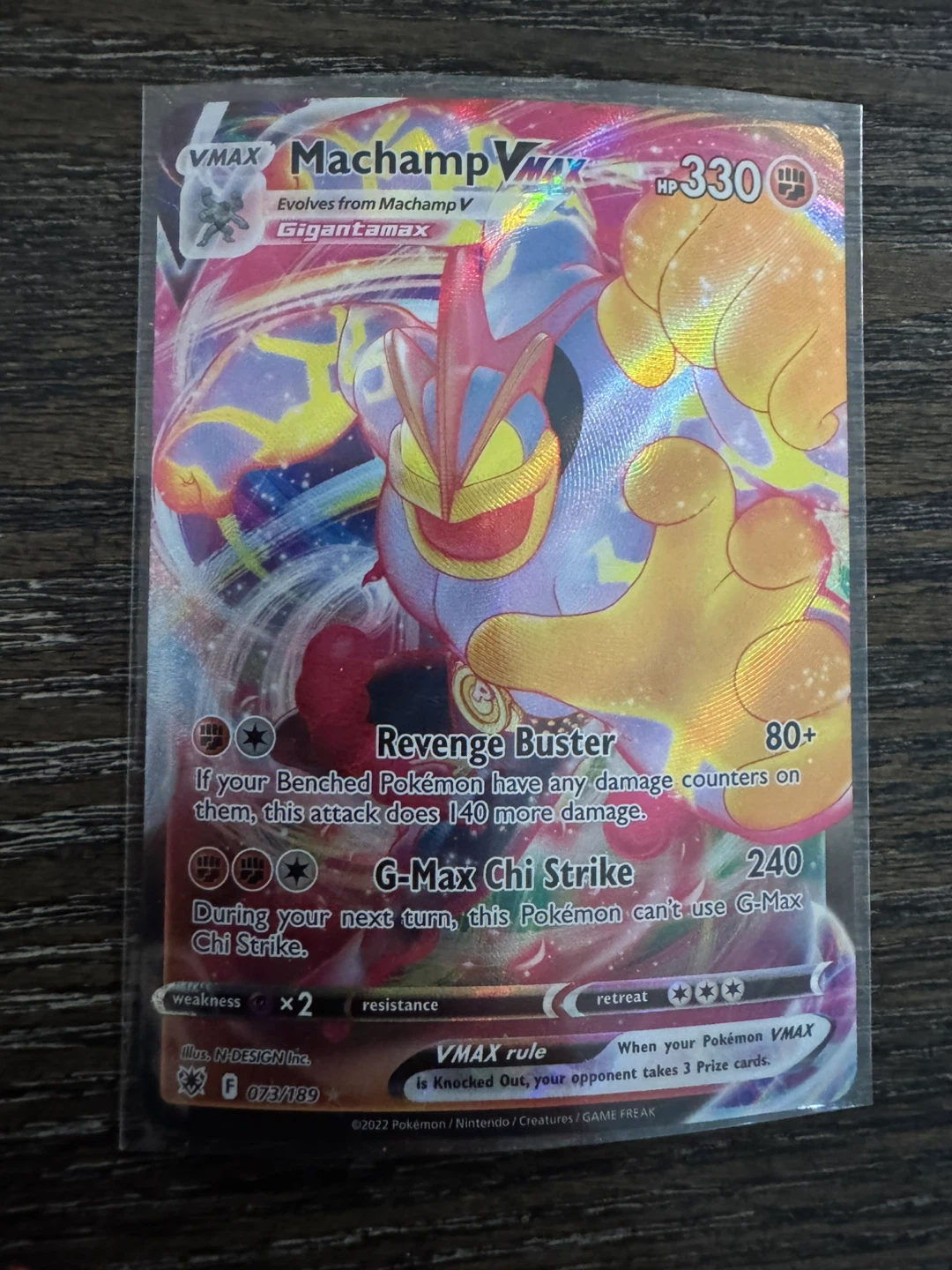 Pokémon Sylveon VMAX & Machamp VMAX Trading Cards - photo 3