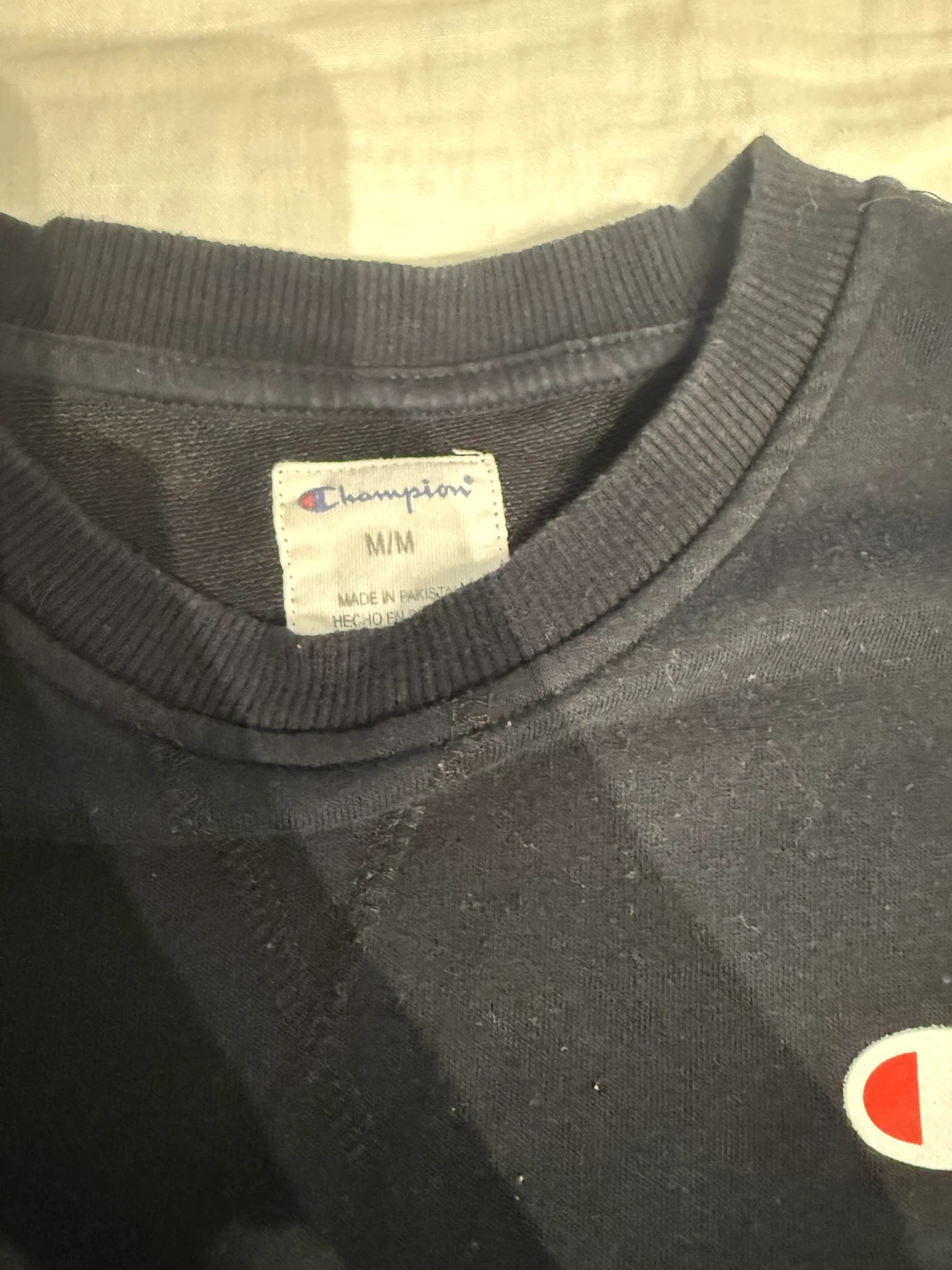 Champion Crewneck Sweatshirt - Black - M - photo 2