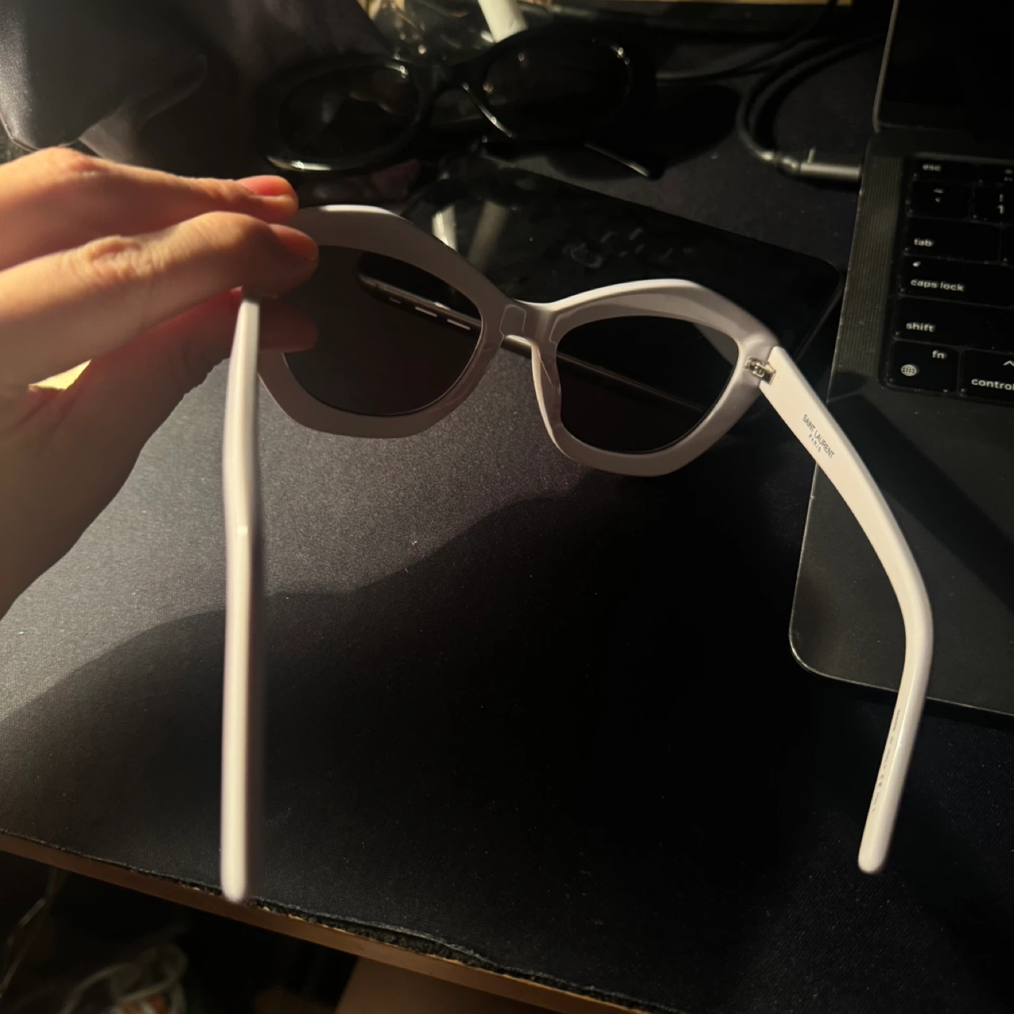 Saint Laurent Paris White Sunglasses - photo 4