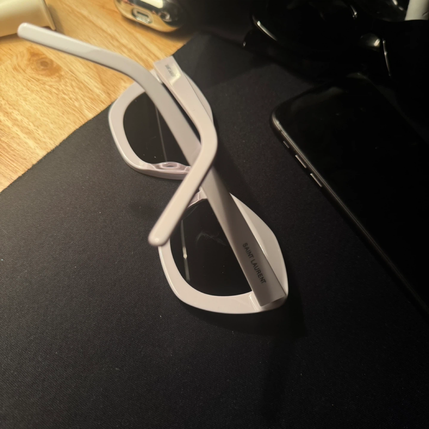 Saint Laurent Paris White Sunglasses - photo 2