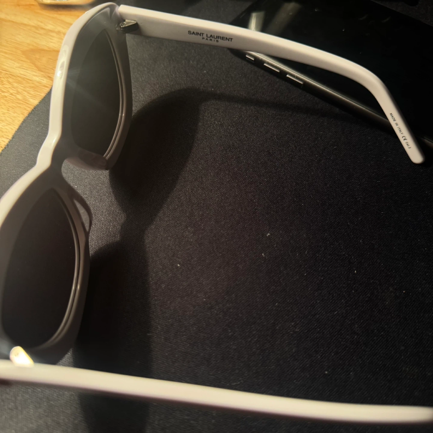 Saint Laurent Paris White Sunglasses - photo 3