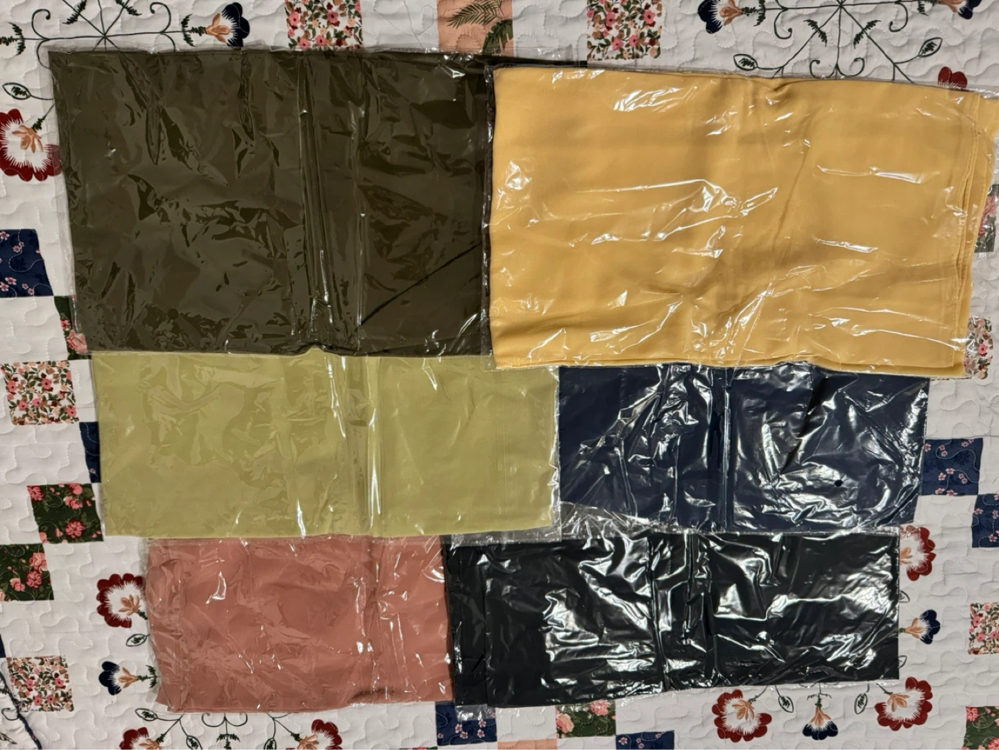 Assorted Chiffon Hijabs - Brand New (Selling all Together)