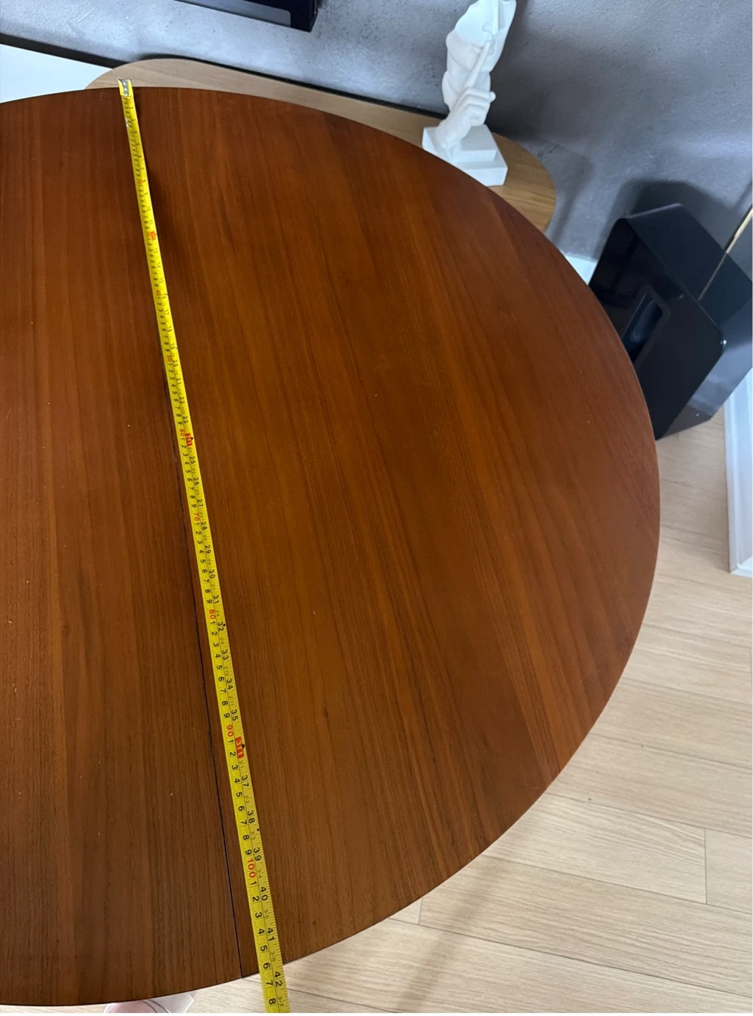 Round Wood Dining Table - photo 3