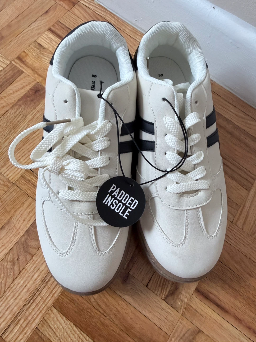 White and Black Sneakers