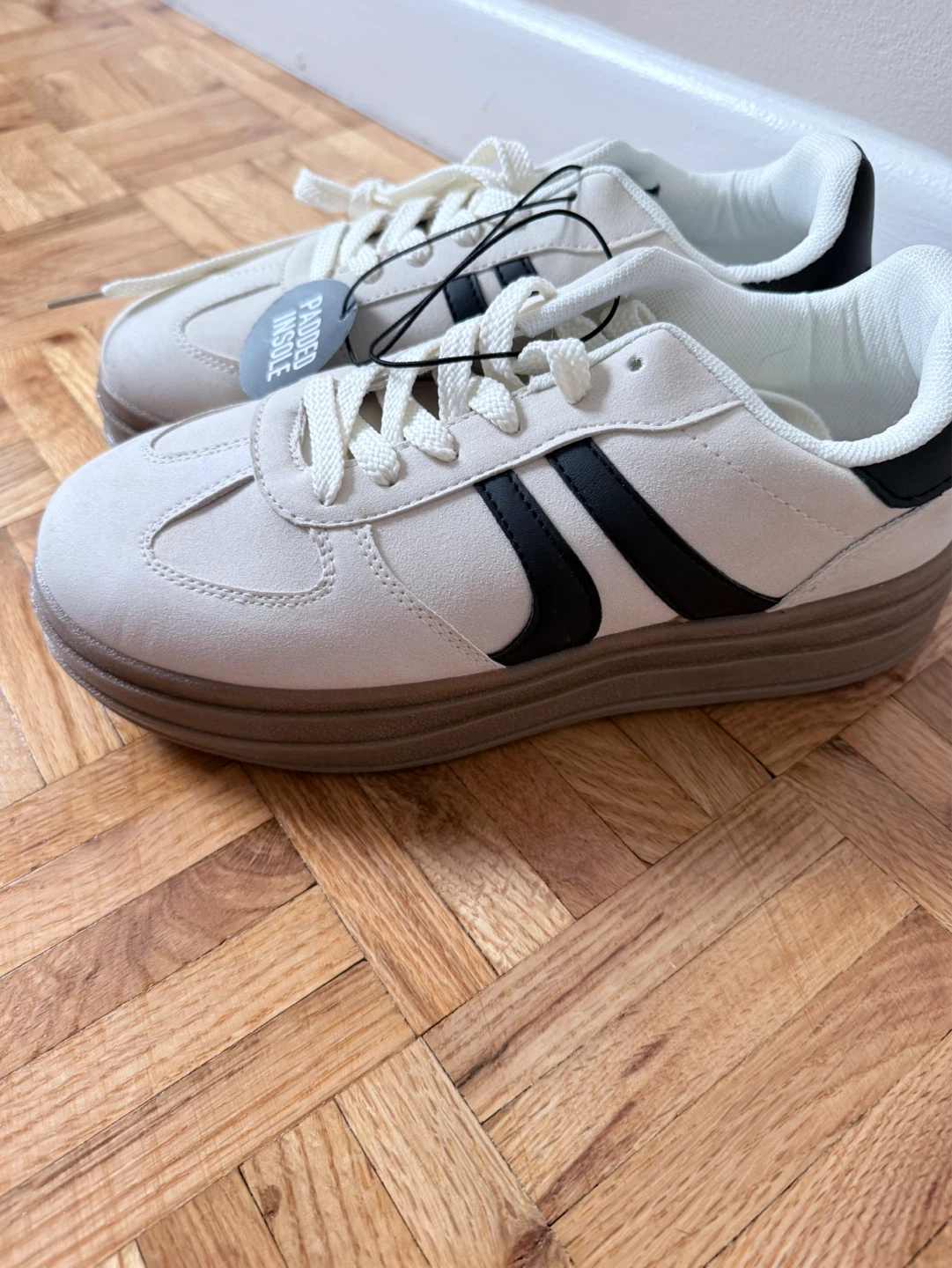 White and Black Sneakers - photo 2