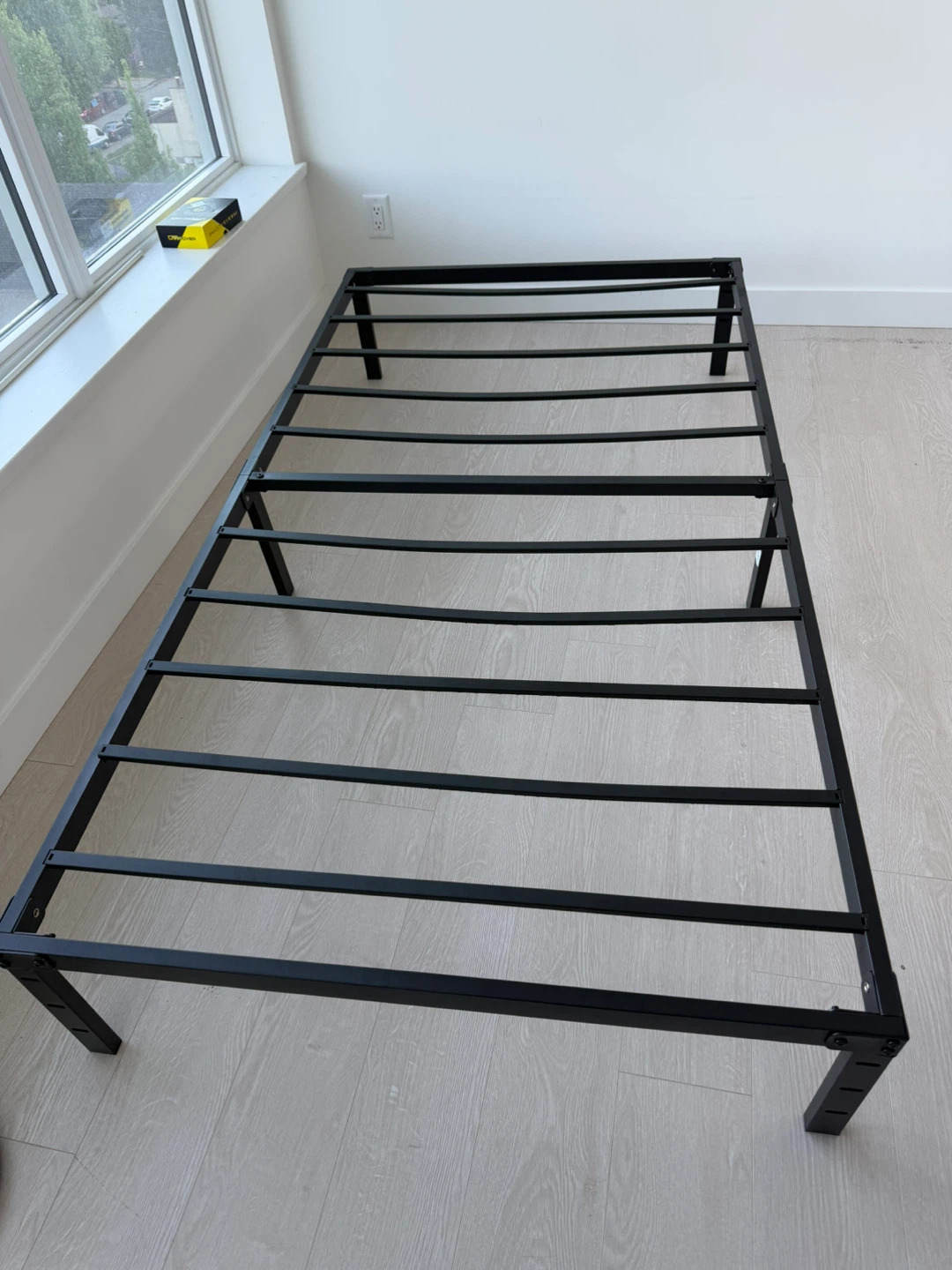 Twin Bed Frame and Mattress Set
