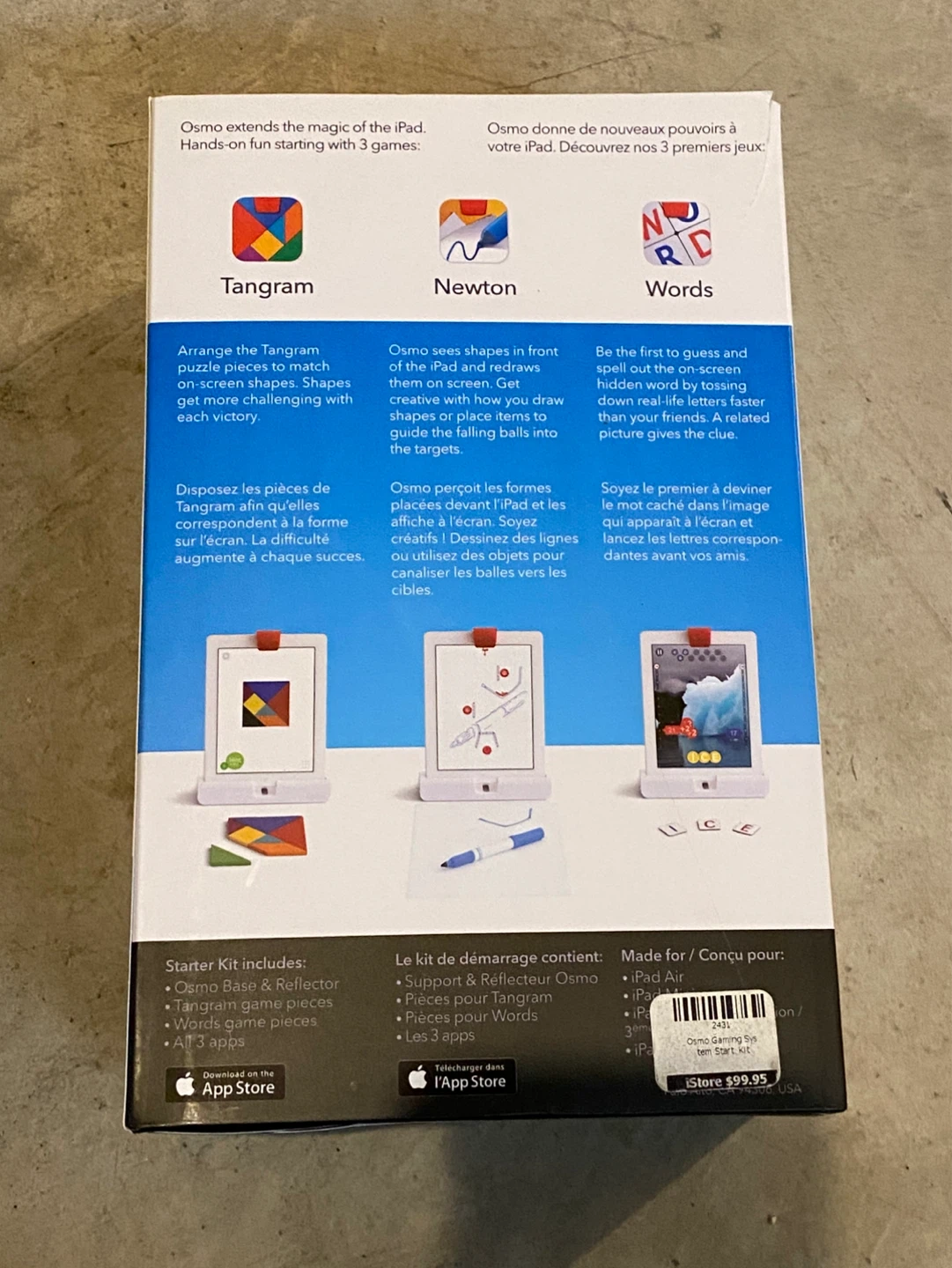 Osmo Starter Kit for iPad - Tangram, Newton, Words - photo 3