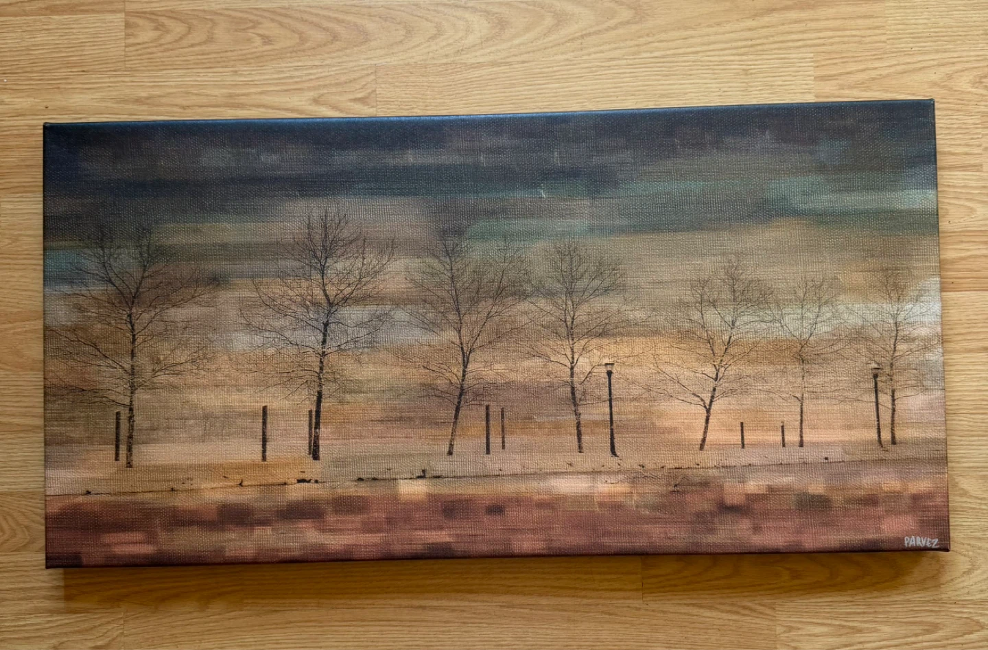 Canvas Art Print - Winter Trees