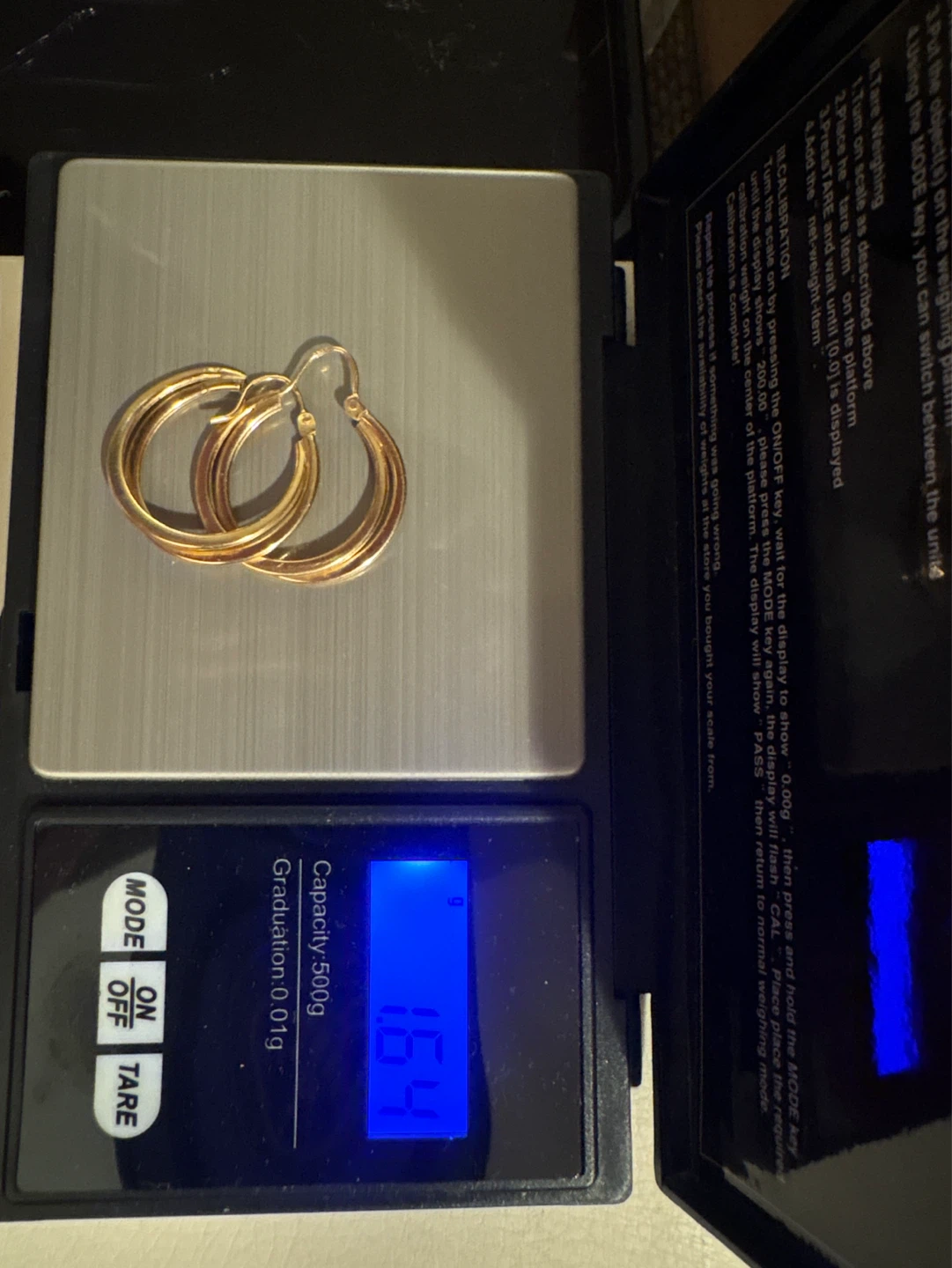10k Gold Hoop Earrings