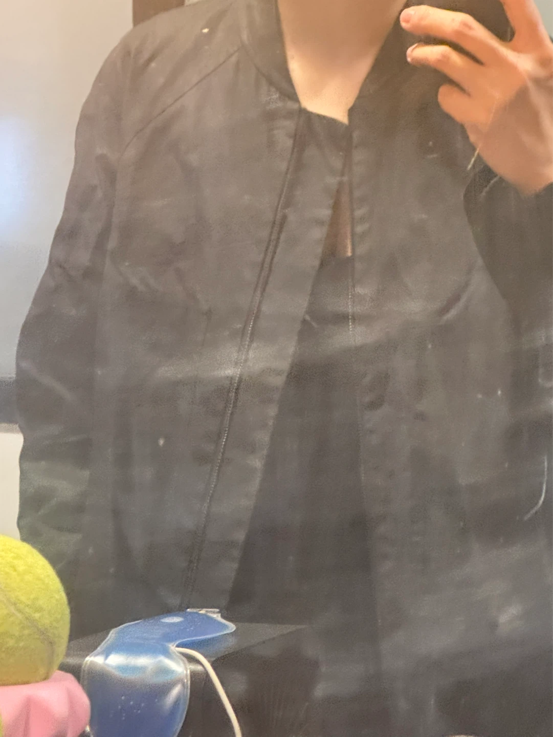 COS Black Bomber Jacket