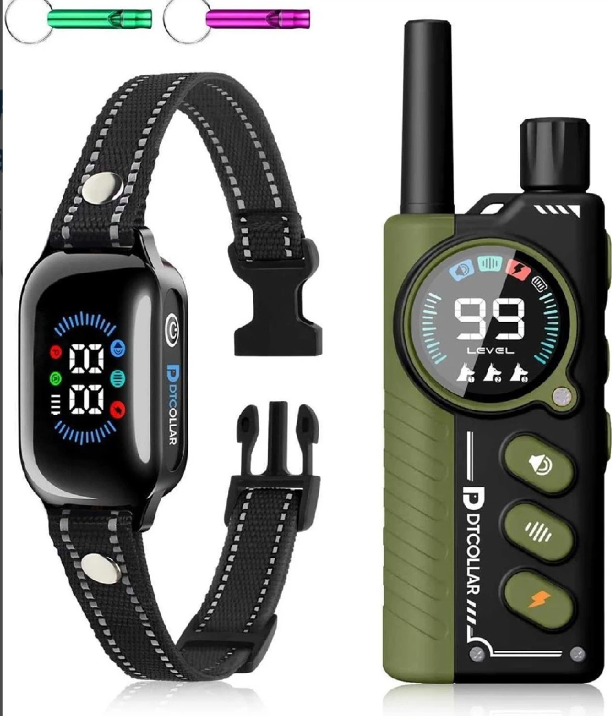 New in Box 2-in-1 Shock Collar & Bark Collar