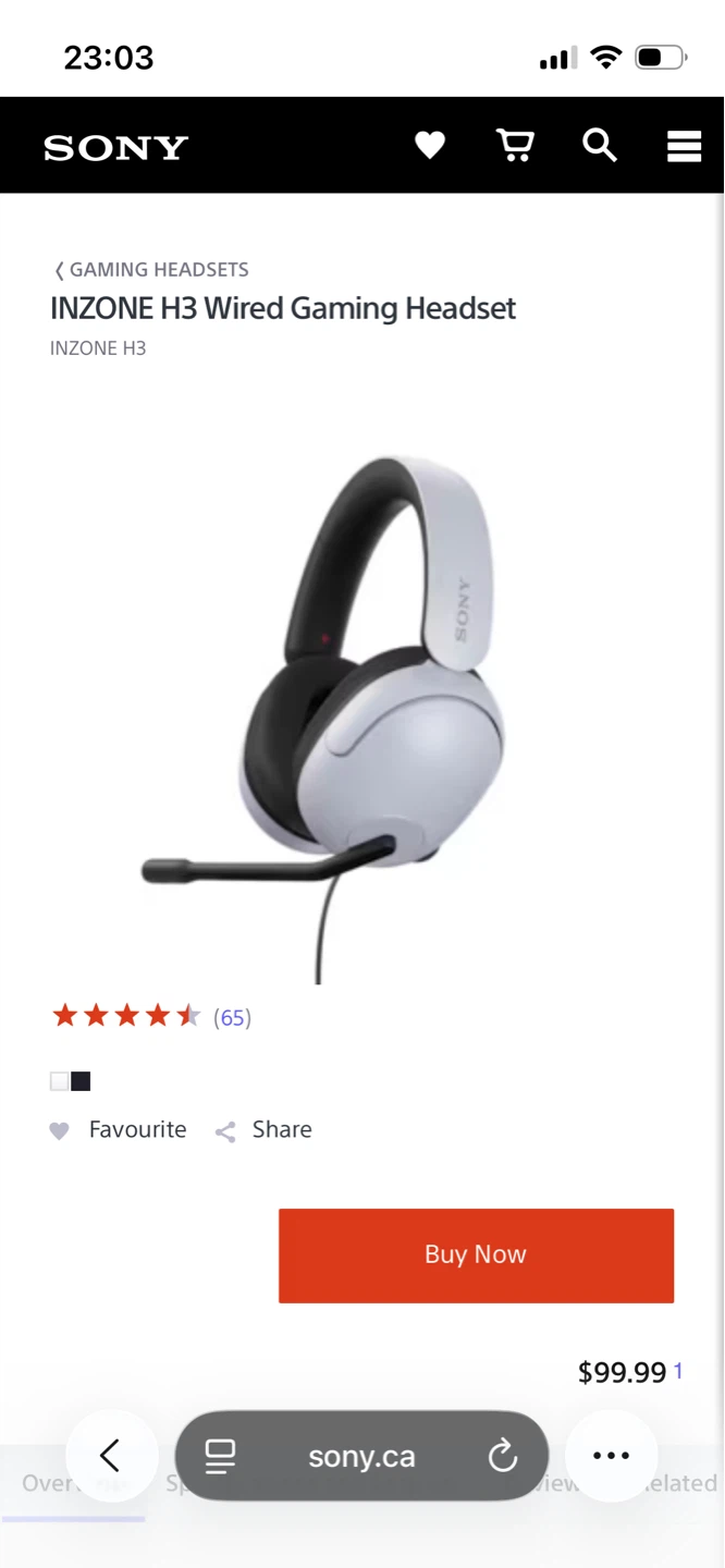 SONY INZONE H3 Wired Gaming Headset - photo 4