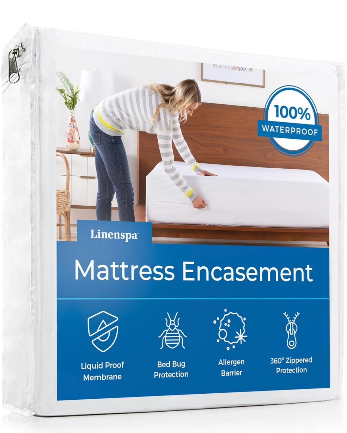 Linenspa Mattress Encasement - Twin - photo 4