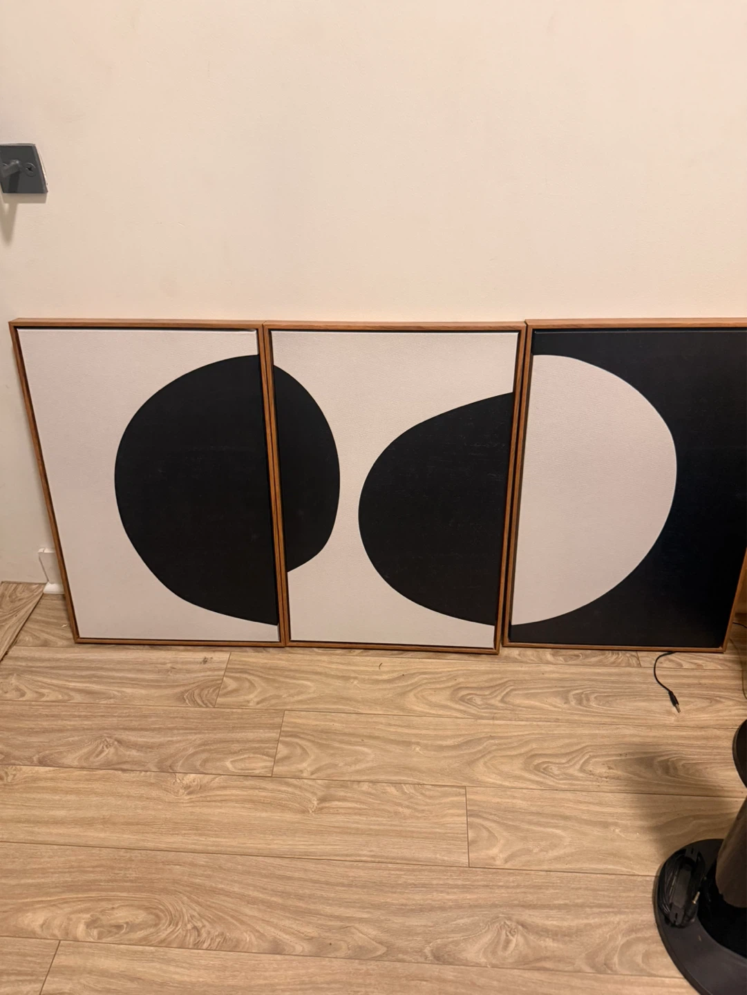 Set of 3 Framed Abstract Wall Art - photo 2