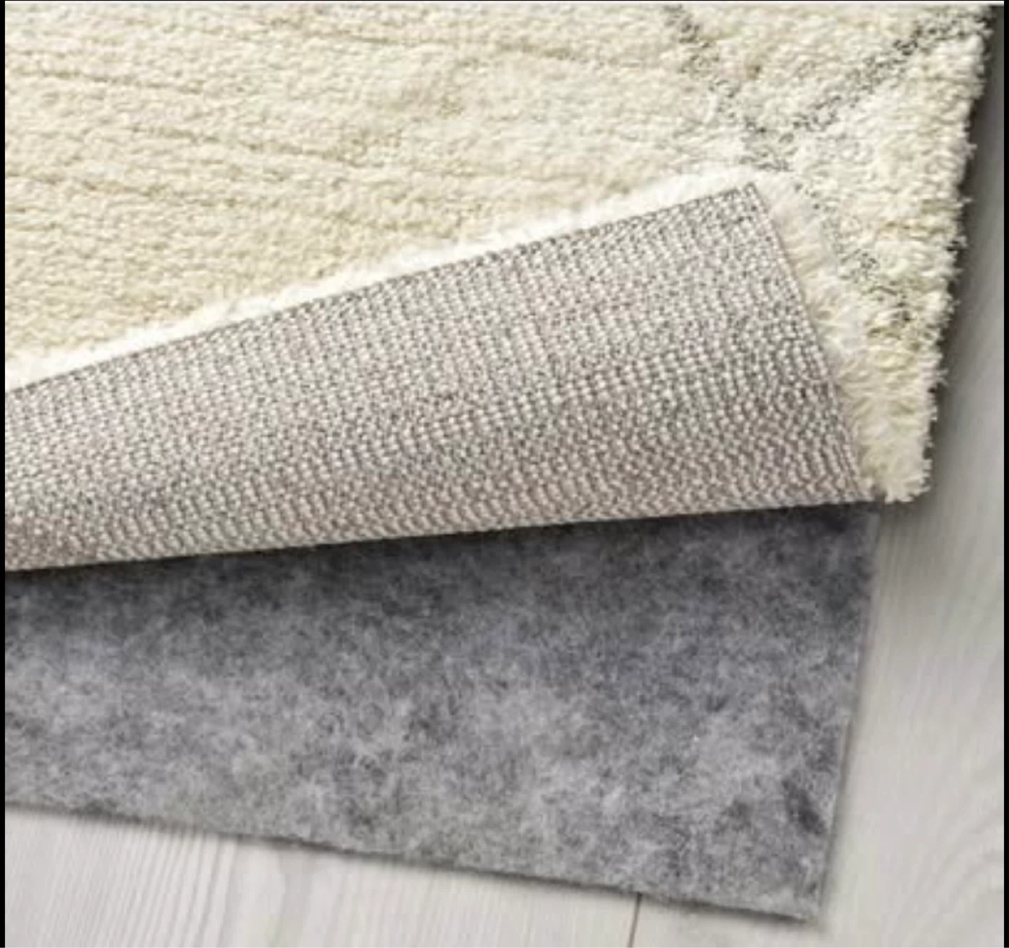 Cream and Grey Diamond Pattern Rug - photo 3