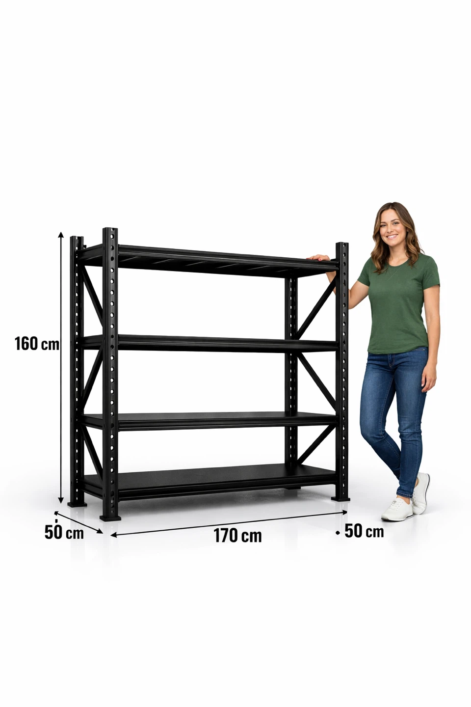 Industrial Heavy Duty Steel Shelving Unit (New in Box - photo 2