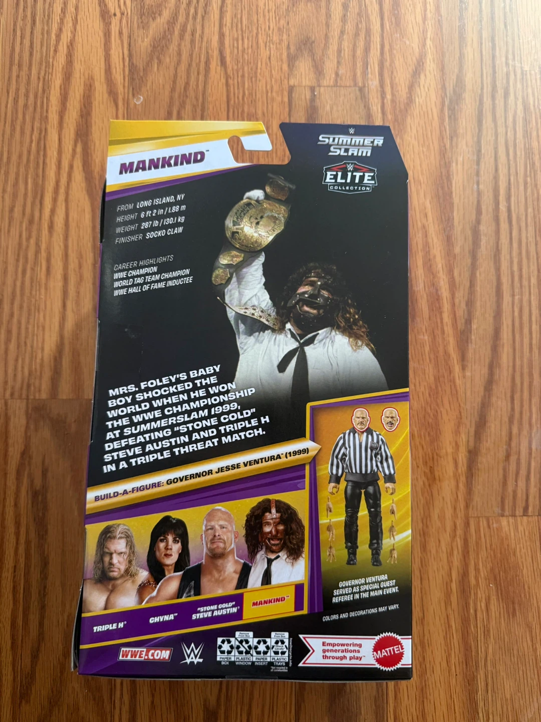 WWE Elite Collection SummerSlam Mankind Action Figure - photo 3