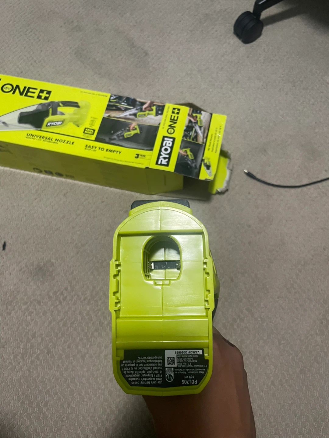 Ryobi ONE+ 18V Cordless Hand Vacuum - photo 4