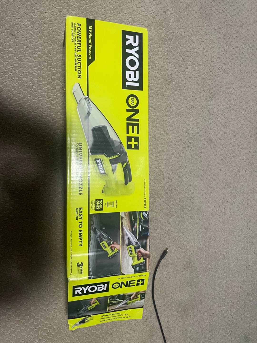 Ryobi ONE+ 18V Cordless Hand Vacuum