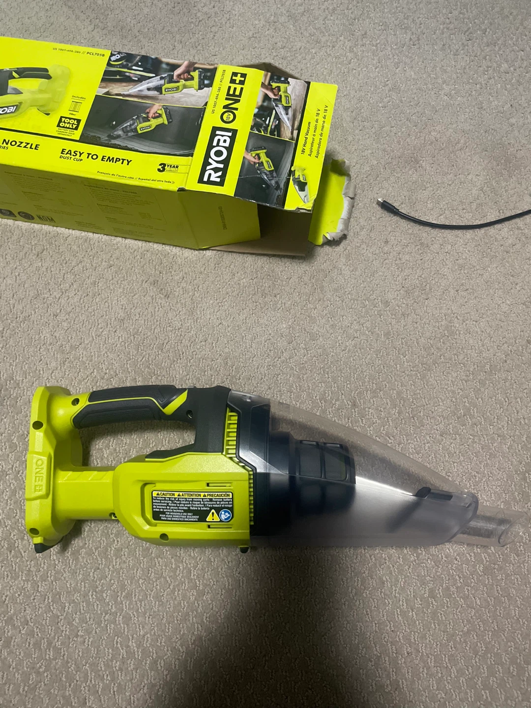 Ryobi ONE+ 18V Cordless Hand Vacuum - photo 3