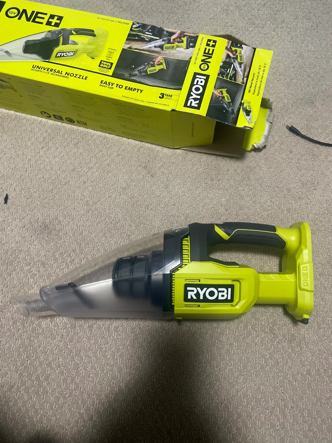 Ryobi ONE+ 18V Cordless Hand Vacuum - photo 2