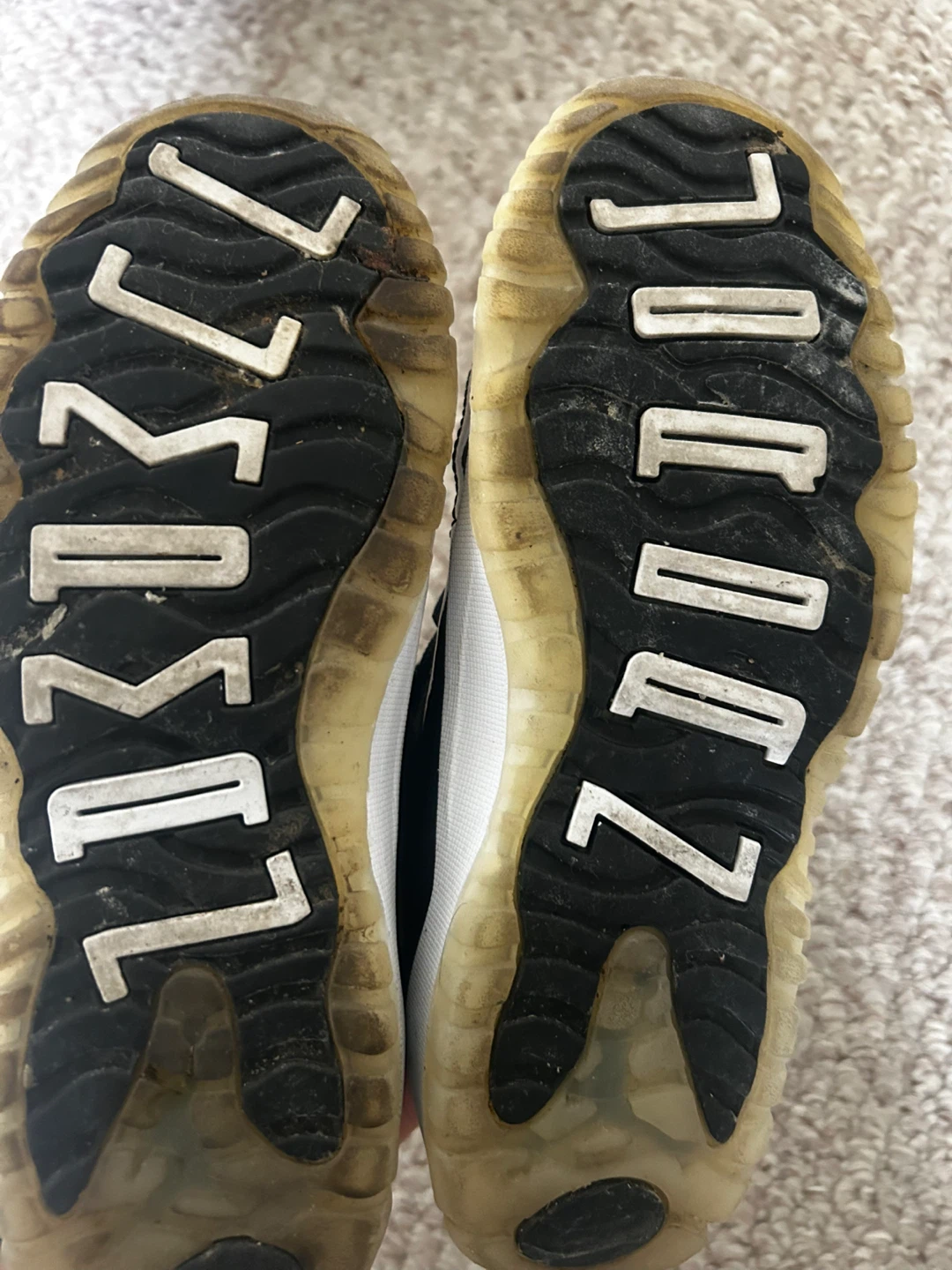 Jordan 11 Retro Low Black/White  Kids Shoes Size 3Y - photo 5