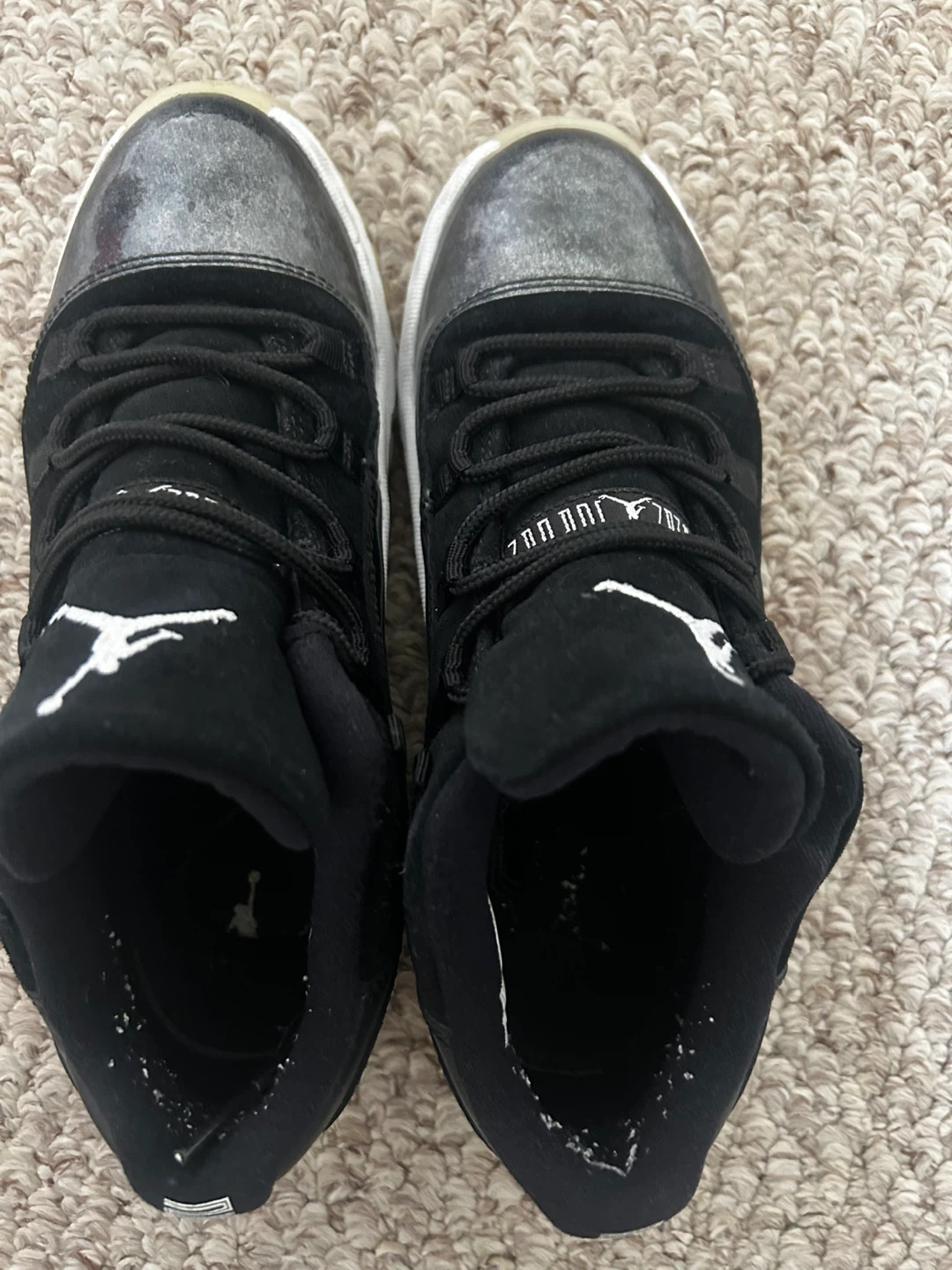 Jordan 11 Retro Low Black/White  Kids Shoes Size 3Y - photo 4