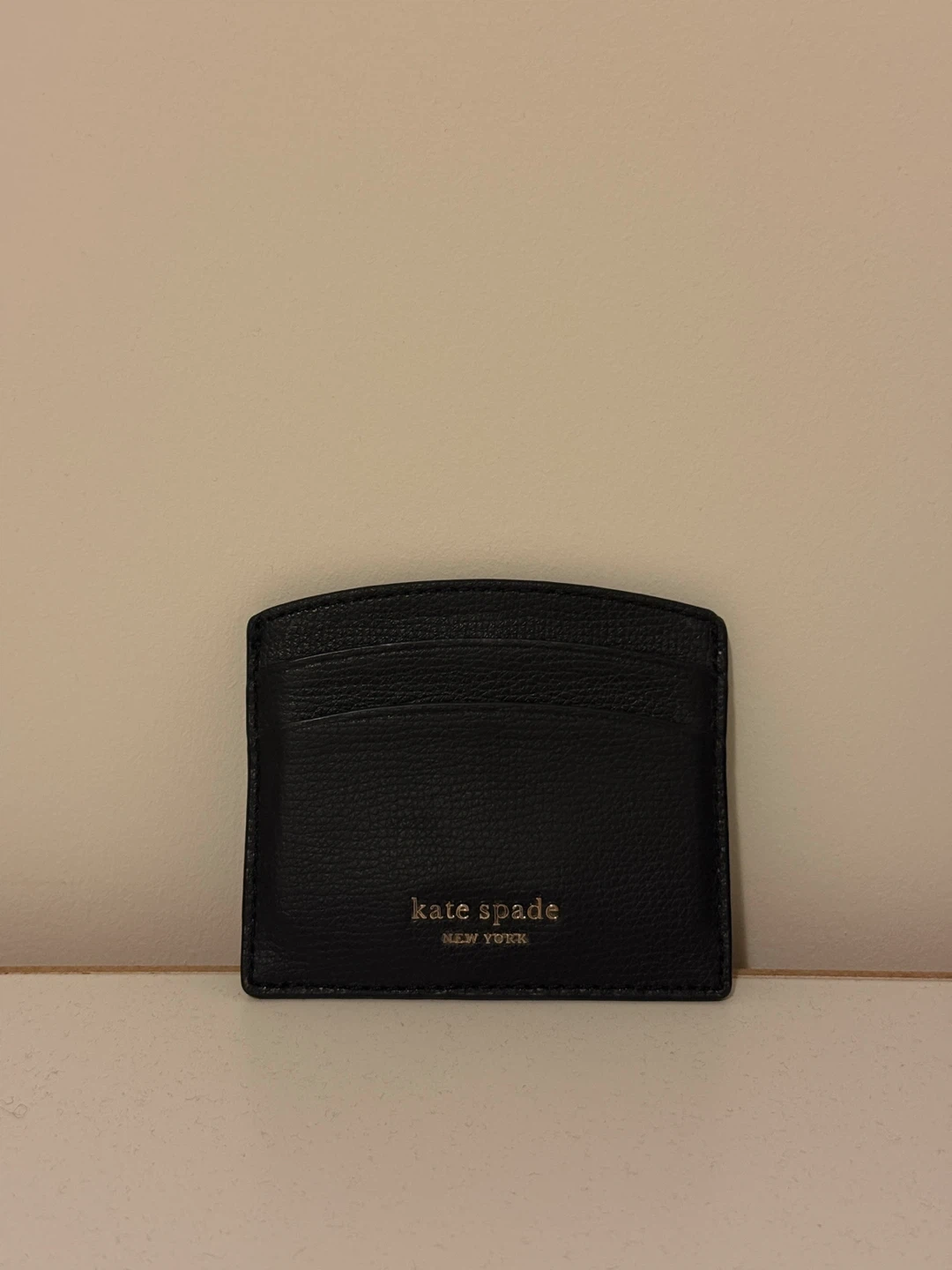 Kate Spade Sylvia Card Holder - Black Leather