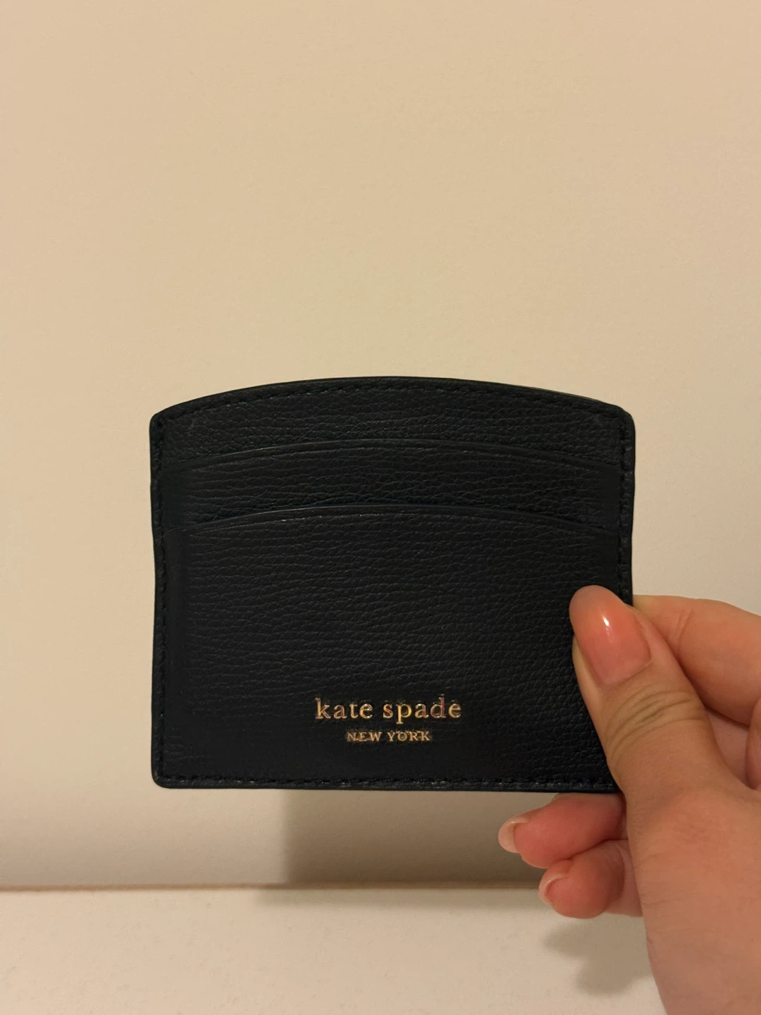 Kate Spade Sylvia Card Holder - Black Leather - photo 4
