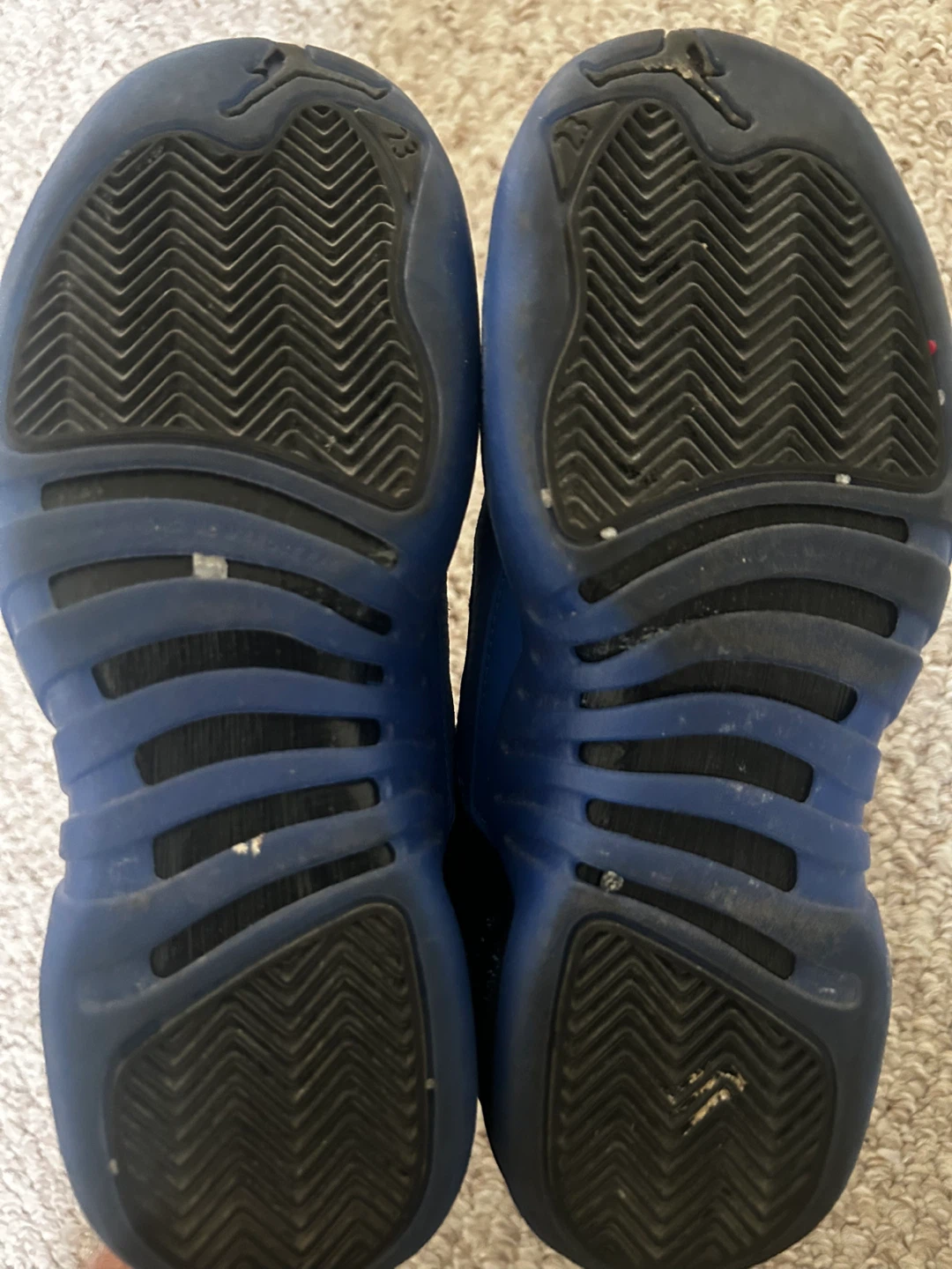 Air Jordan 12 Retro GS 'Black Royal' Kids Shoes - photo 5