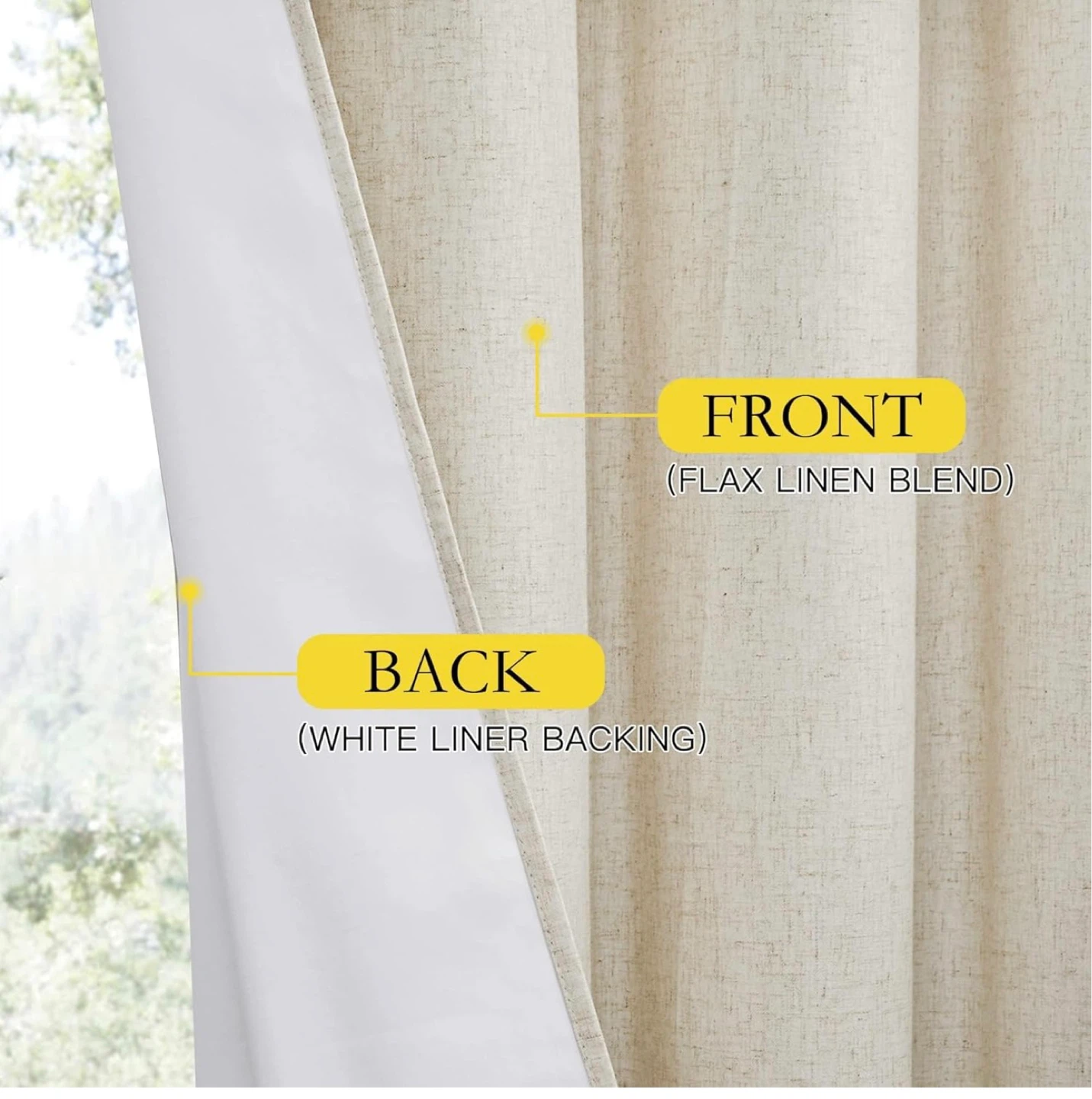 Brand new NICETOWN Natural Blackout Curtains -2 Panels) - photo 2
