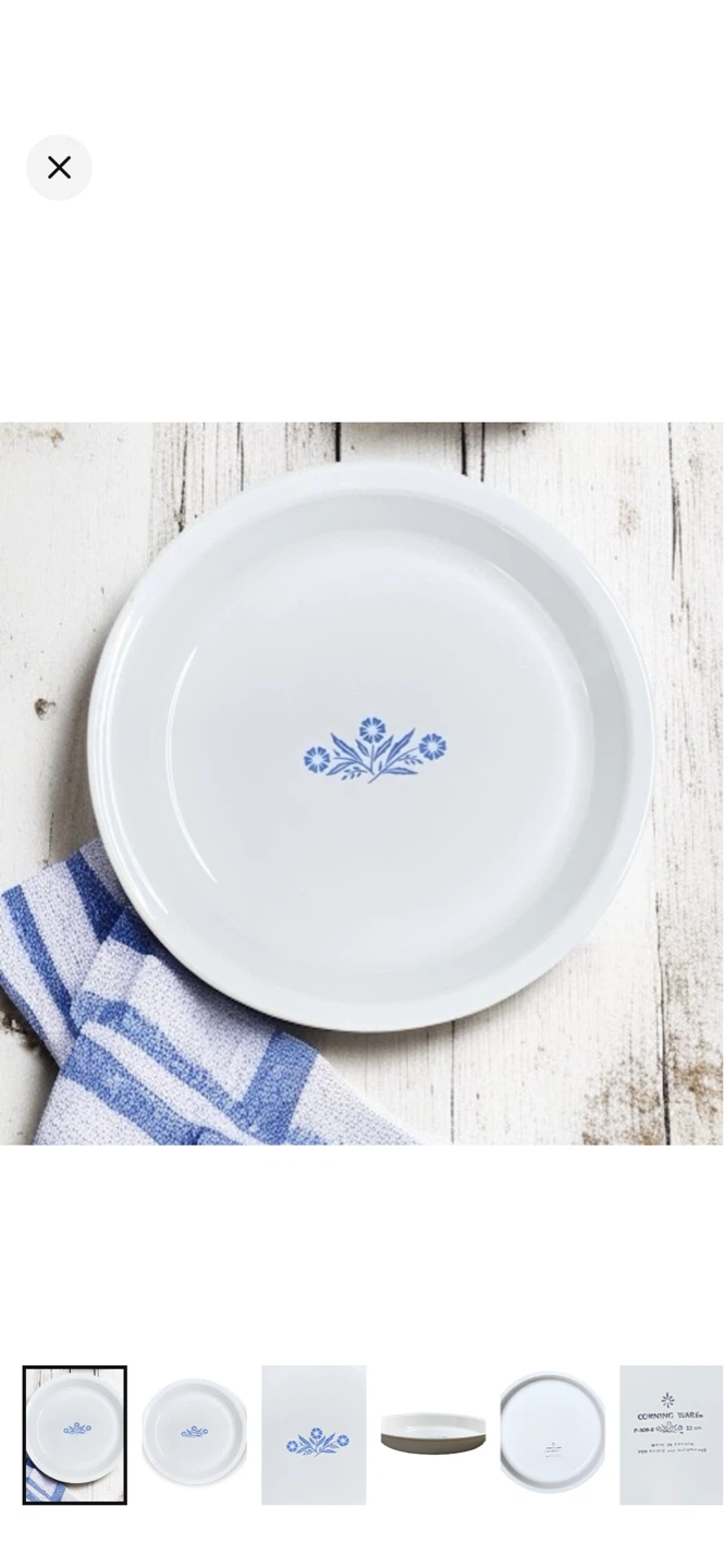 Vintage corningware pie plate