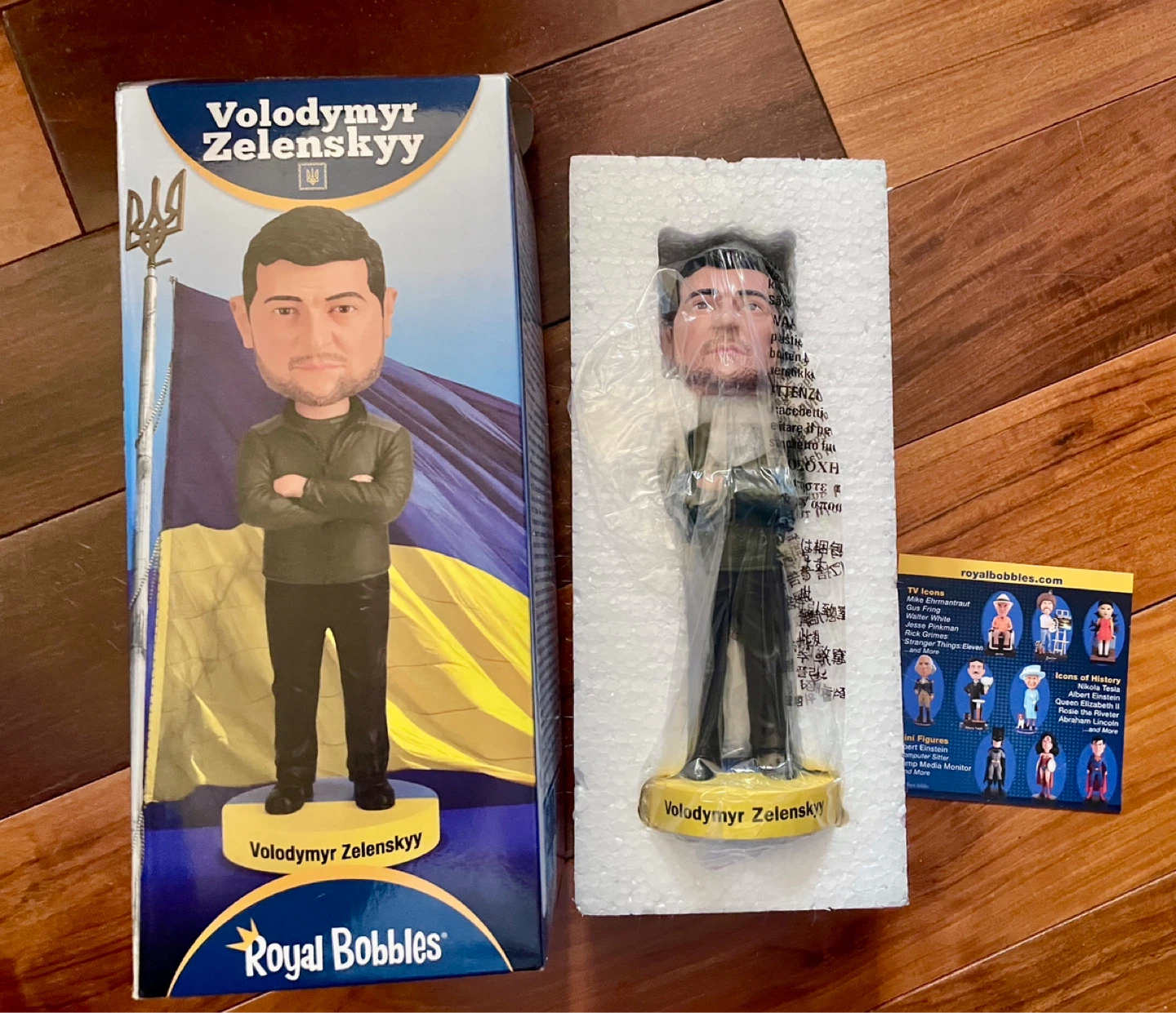 Royal Bobbles Volodymyr Zelenskyy Bobblehead