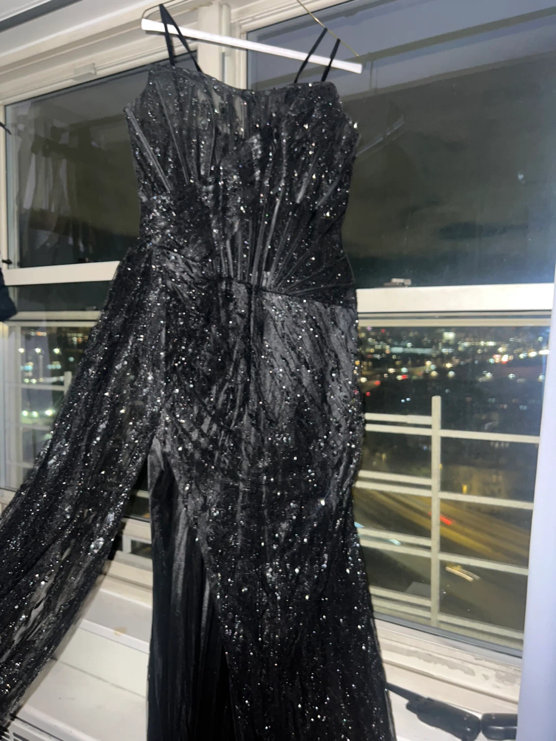 Black sequin prom dress (Negotiable) - photo 2