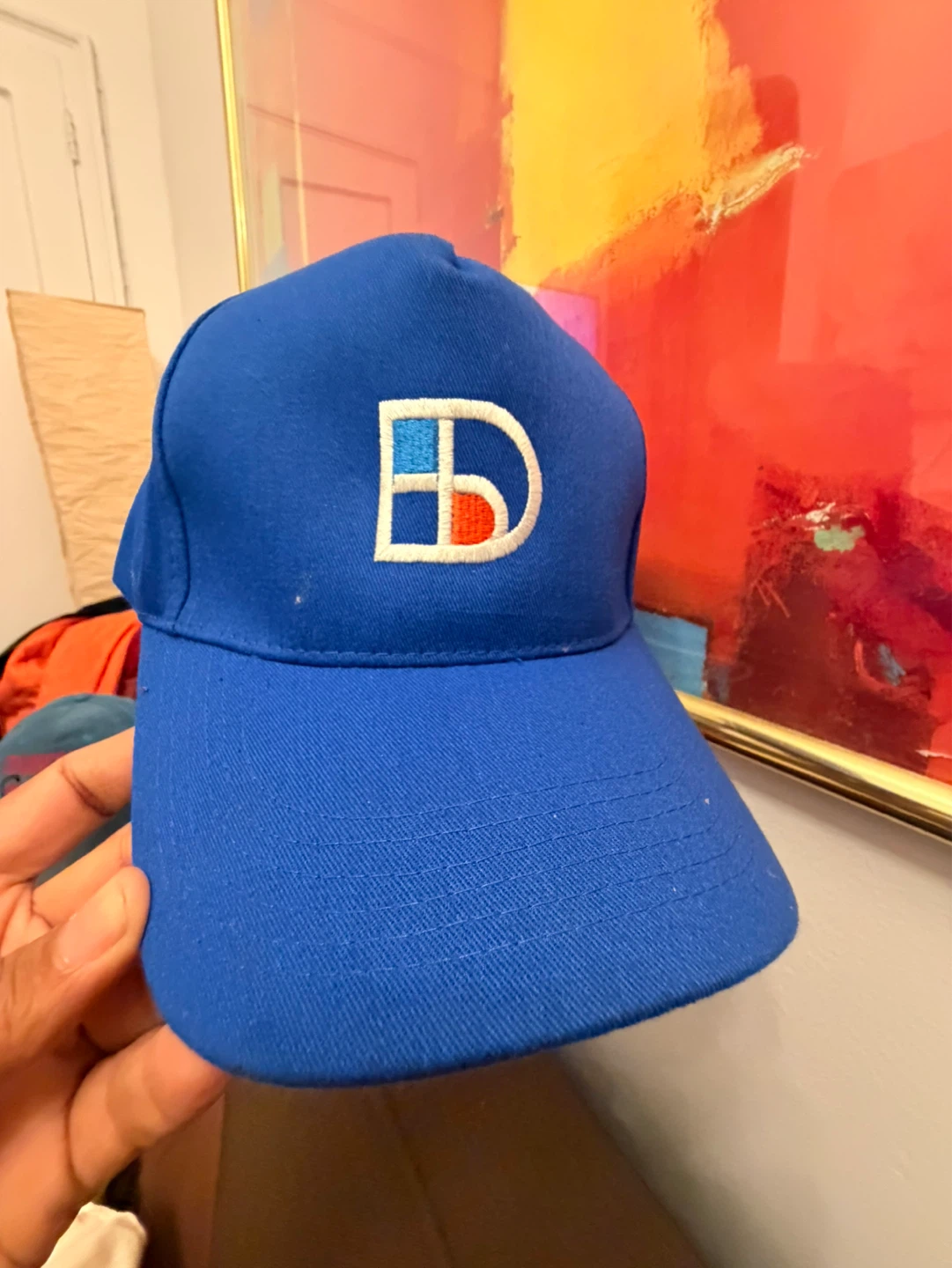 Blue Baseball Cap with Logo - photo 2